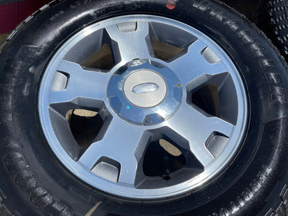 18" Ford F-150 Expedition 3779 OEM rims wheels tires SET GOODYEAR NEW