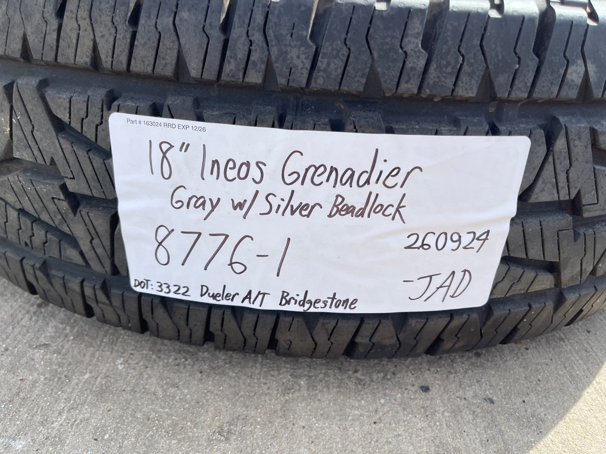 (5) 18" INEOS Grenadier OEM 2774-1 wheels rims Beadlock 2025 2026 2027 SET NEW