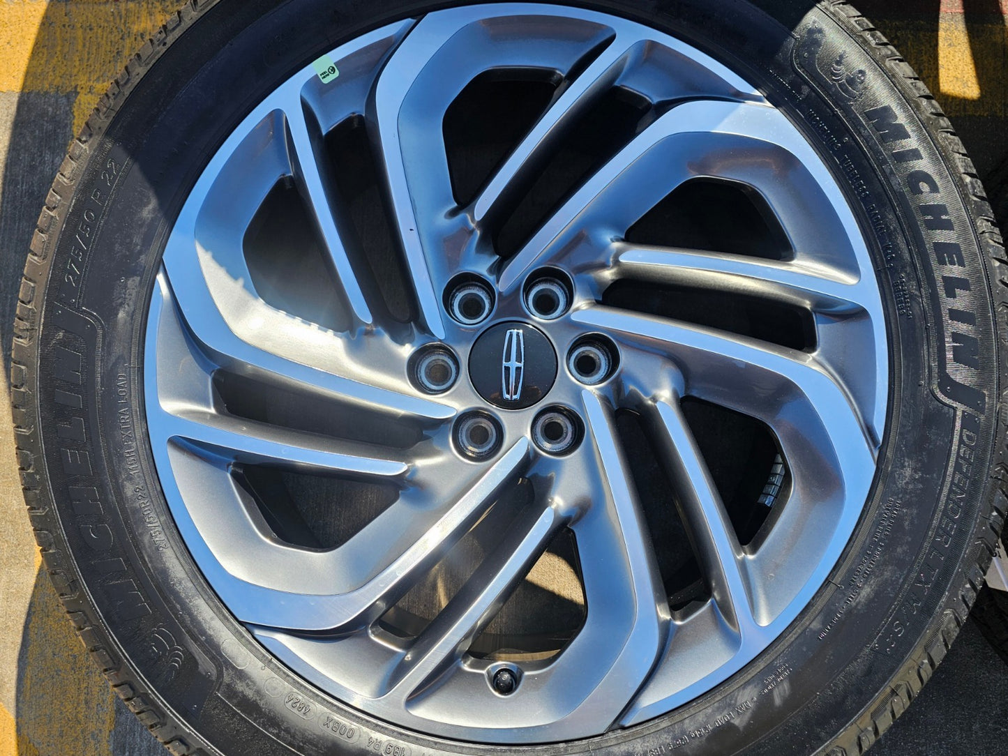 22" Lincoln Navigator OEM 94225 rims wheels BLACK LABEL 2025 2026 MICHELIN NEW