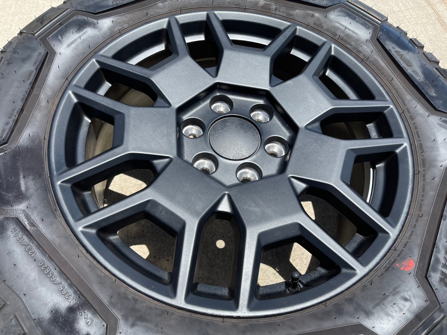 20" Tesla Cyber Truck OEM black wheel rim spare 2024 2025 Cybertruck