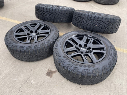 20" Chevy Silverado Tahoe Suburban ZR2 OEM wheels rims 5913 black tires