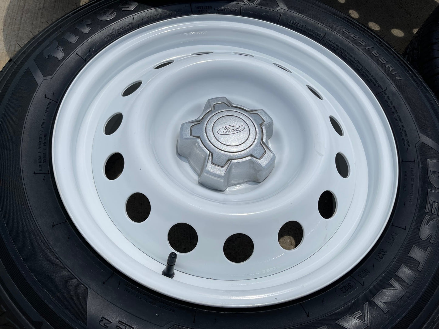 17" Ford Maverick Bronco Sport WHITE rims wheels 10415 OEM NEW