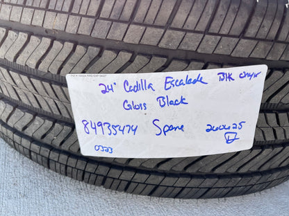 (1) 24" Cadillac Escalade V OEM ONYX wheel rim 2022 2023 2024 2025 2026 2027