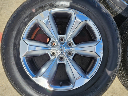 20" Dodge Ram 1500 OEM Laramie wheels rims 2681 tires HANKOOK DYNAPRO A/T2