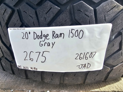 20" Ram 1500 OEM LIMITED Laramie wheels rims gray SET 2675 2722 NITRO 33"
