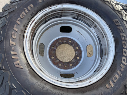 (6) 17" Ford F-350 Dually OEM rims wheels 3615 99016 tires BFG KO2 A/T