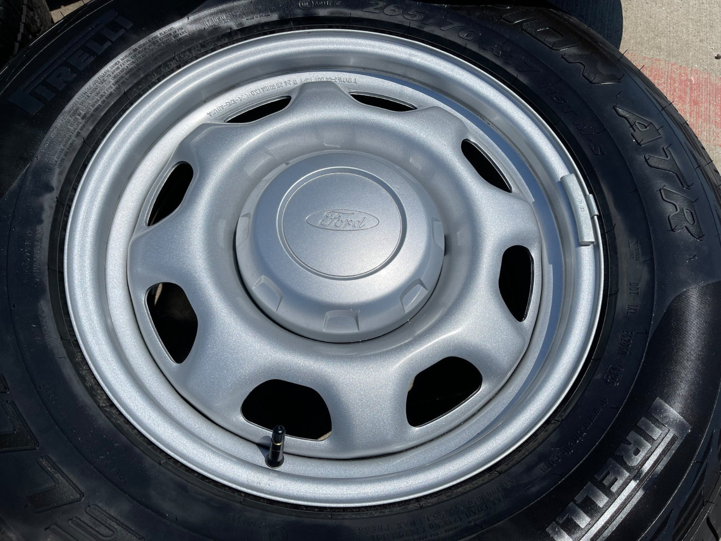 17" Ford F-150 OEM rims wheels 3857 steel 2025 2026 PIRELLI A/T NEW SMOKIN DEAL
