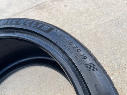 (1) 285/30/19 Michelin Pilot Sport A/S 4 All Season 94Y ZP 285/30R19 tire NEW