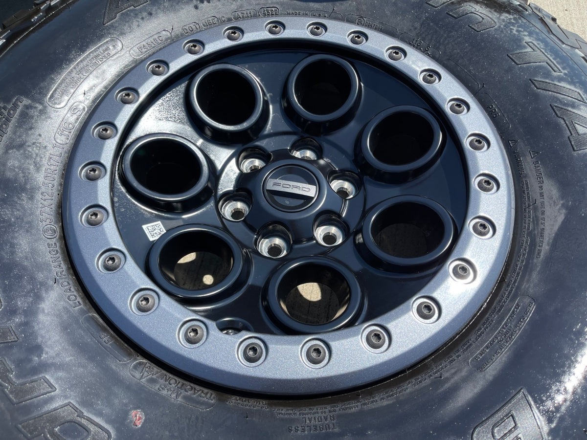 17" Ford F-150 Raptor OEM BEADLOCK 10612 rims wheels BFG KO2 37" SET NEW