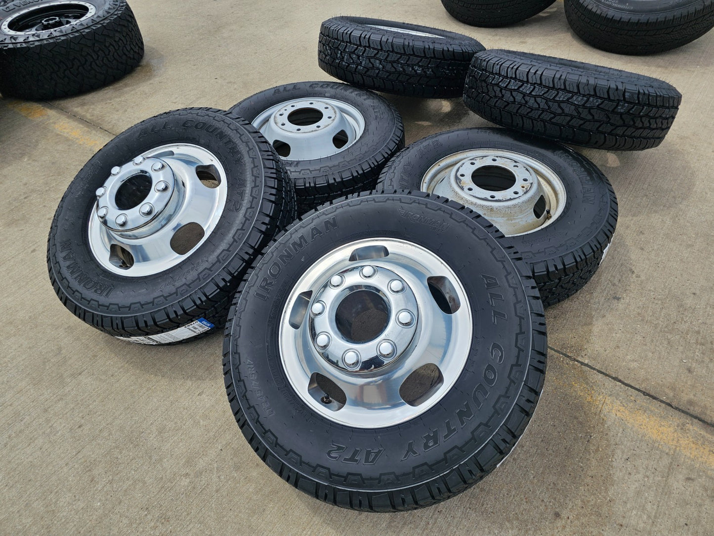 17" Ford F-350 Dually OEM 10477 10478 rims wheels 2024 2025 2026 IRONMAN A/T NEW
