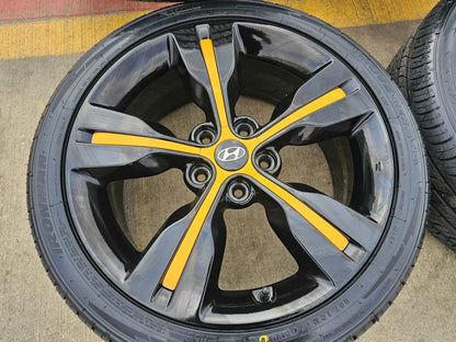18" Hyundai Veloster K4 Sonata OEM wheel rims tires 70813 Tuscon Genesis NEW