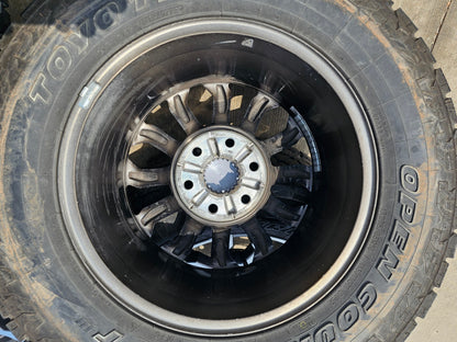 18" GMC Sierra AT4 Chevy Silverado Trail Boss OEM 5909 wheels rims TOYO A/T3