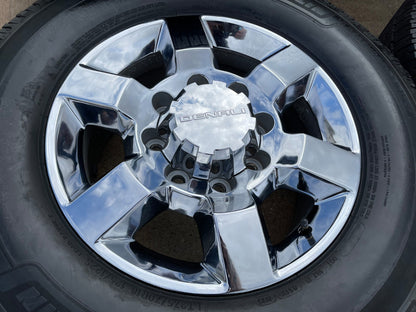 18" GMC Sierra DENALI Chevy Silverado 2500 3500 OEM 5702 wheels rims MICHELIN