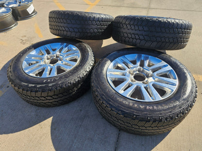 20" Toyota Tundra TSS TRD T Force OEM wheels rims 5x150 tires FIRESTONE A/T2