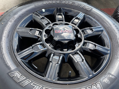 20" GMC Sierra AT4X 2500 3500 OEM 14137 5963 wheels rims Silverado MICHELIN
