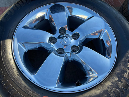 20" Dodge Ram 1500 OEM wheels rims 2495 CHROME 5x139 5x5.5 SET