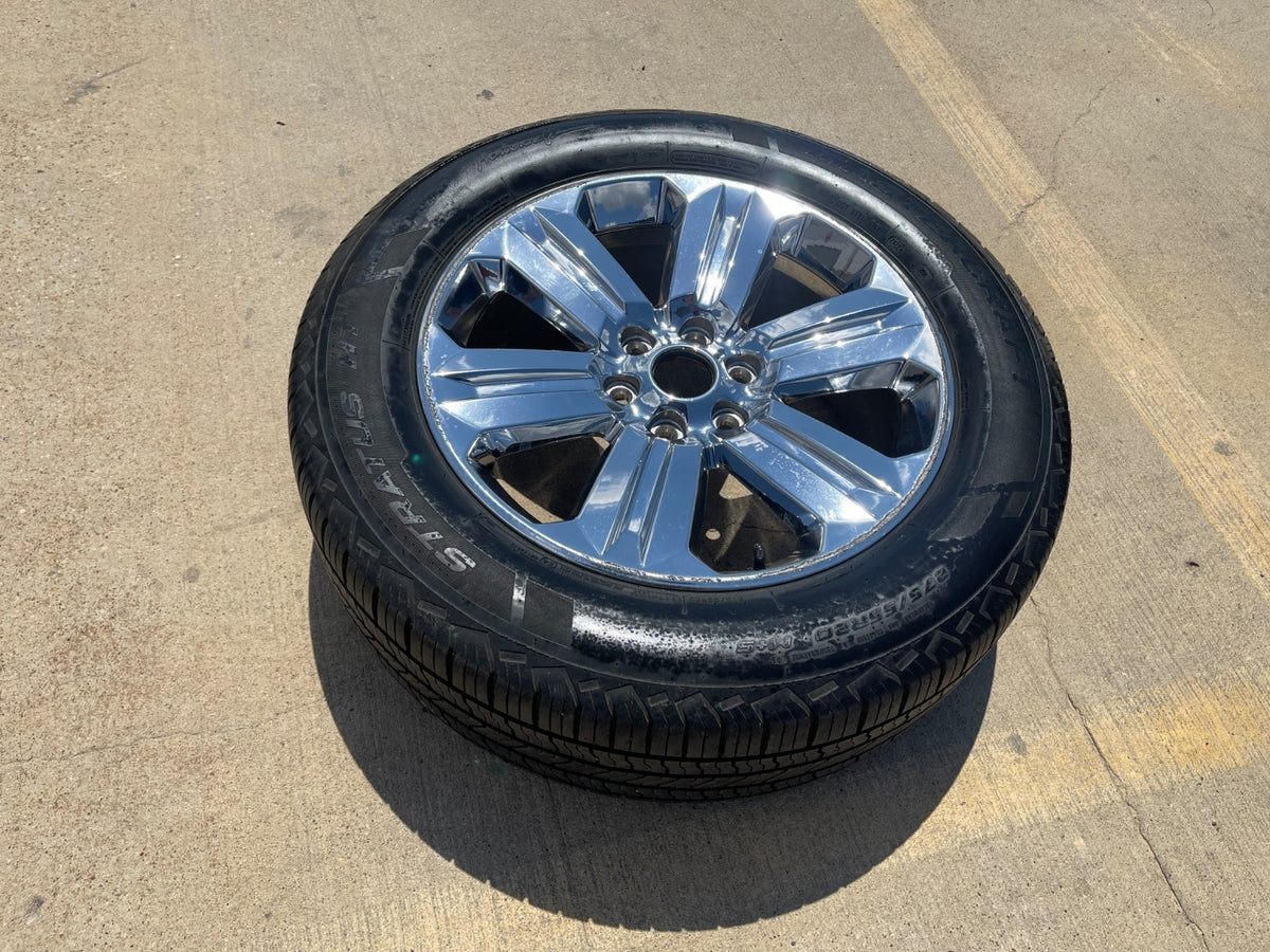 20" Ford F-150 Expedition Lariat OEM 10171 rim wheel tire CHROME spare single