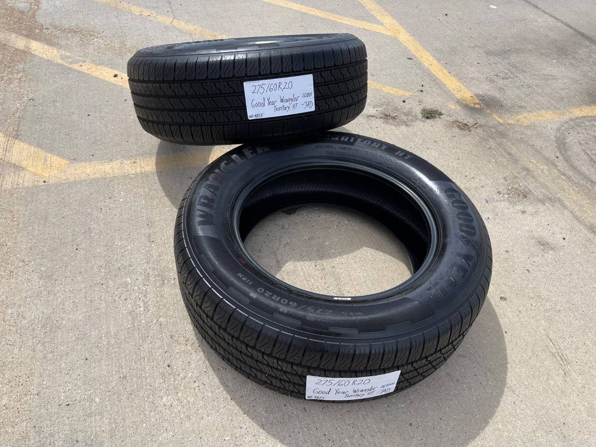 275/60/20 Goodyear Wrangler Territory H/T tire 275/60R20 LR 115H TAKE OFFS NEW
