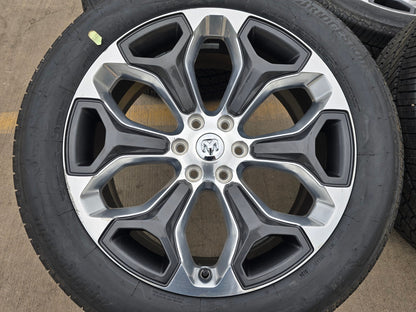 22" Dodge Ram 1500 OEM LIMITED Laramie wheels rims 2685 GRAY 2022 2023 2024 2025