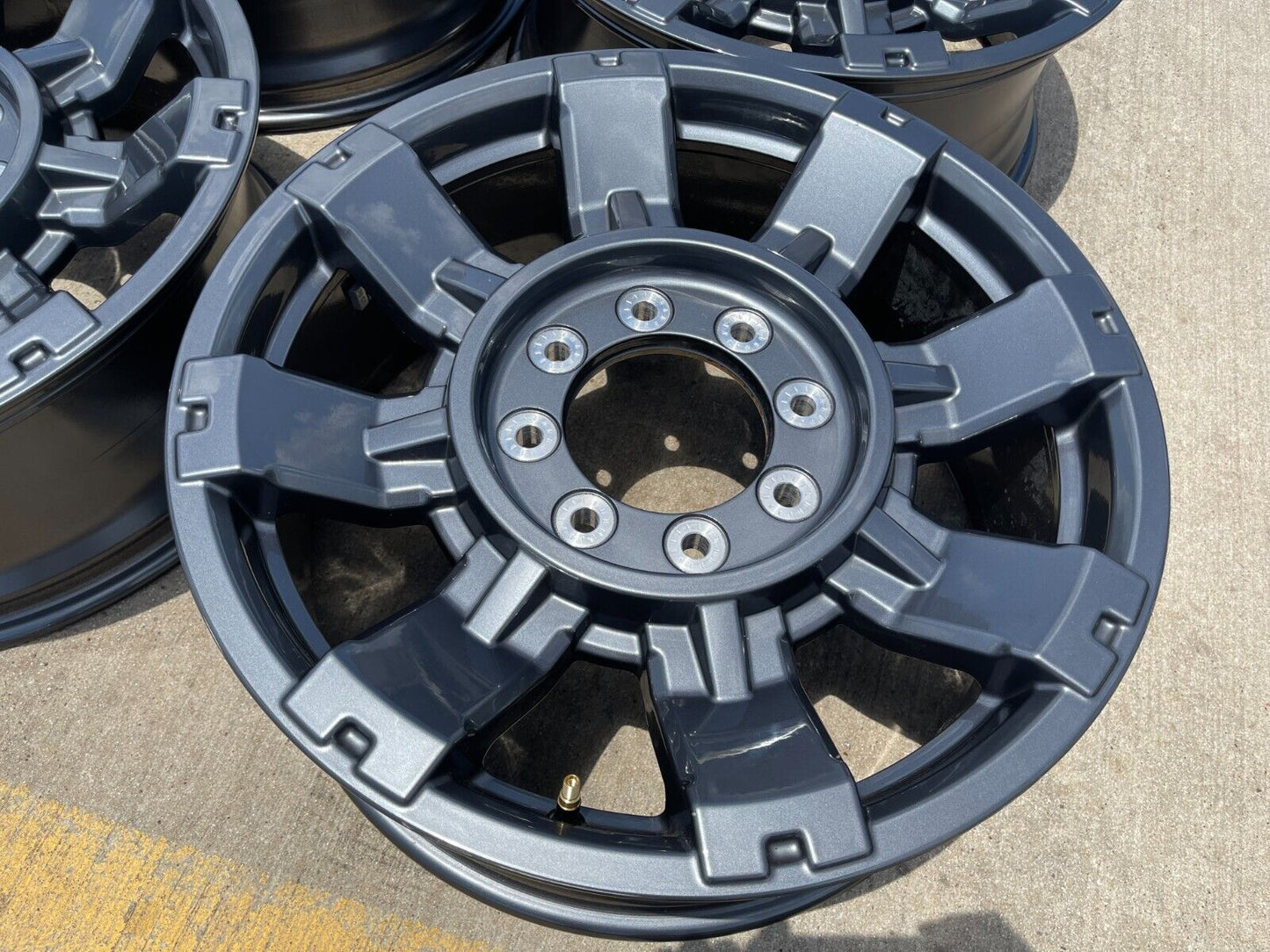 20" Ford F-250 F-350 OEM gray Lariat wheels rims 10296 10485 2023 2024 2025 NEW