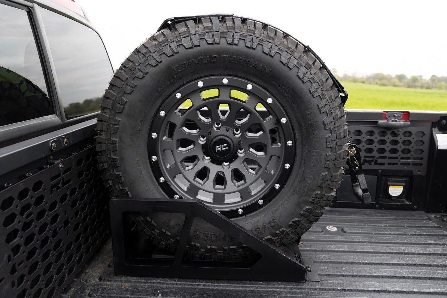 Rough Country Universal Bed Mount Spare Tire Carrier Pickup Trucks