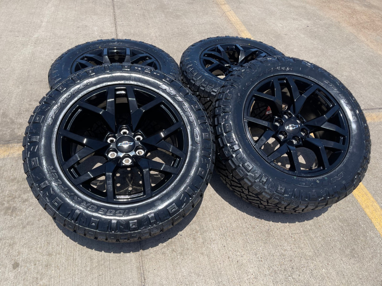 20" Chevy Silverado Z71 GMC Sierra Canyon OEM 14076 wheels rims 2025 2026 NEW