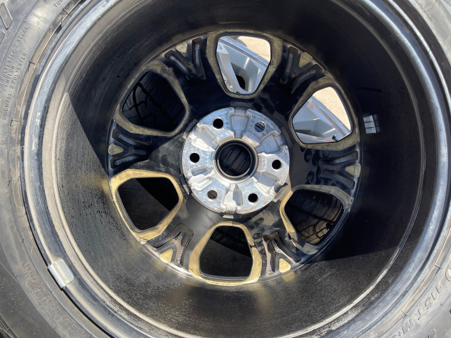 20" Dodge Ram 1500 OEM Laramie Black 2680 wheels rims tires 2024 2025 2026 NEW