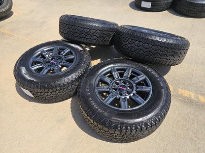 18" GMC Sierra AT4X Chevy Silverado OEM 14131 wheels rims SET GOODYEAR A/T NEW