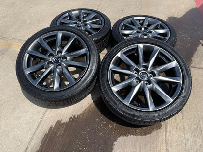 18" Mazda 3 2 5 OEM rims wheels 64940 CX-3 SET tires SET DISCOUNTED