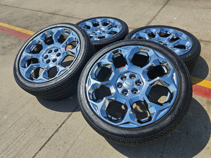 24" GMC Yukon Sierra Tahoe Cadillac Escalade V OEM wheels rims 2025 2026 2027