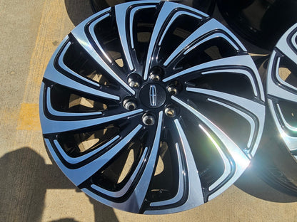 22" Lincoln Navigator OEM 10666 rims wheels BLACK LABEL SET 2025 2026 2027 NEW