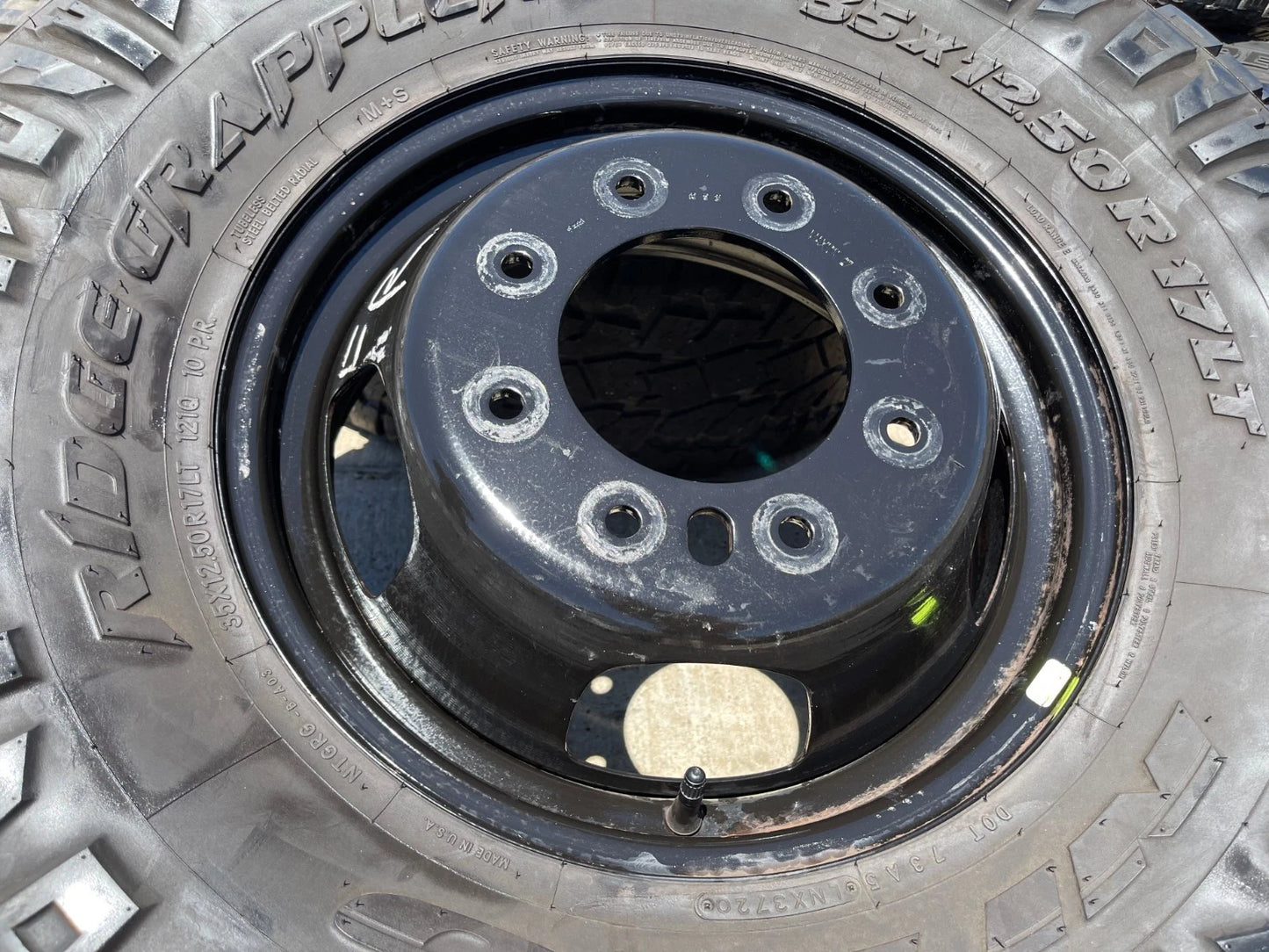 17" Dodge Ram 3500 Dually Laramie 8x200 wheels rims 2703 2704 OEM tires 35"