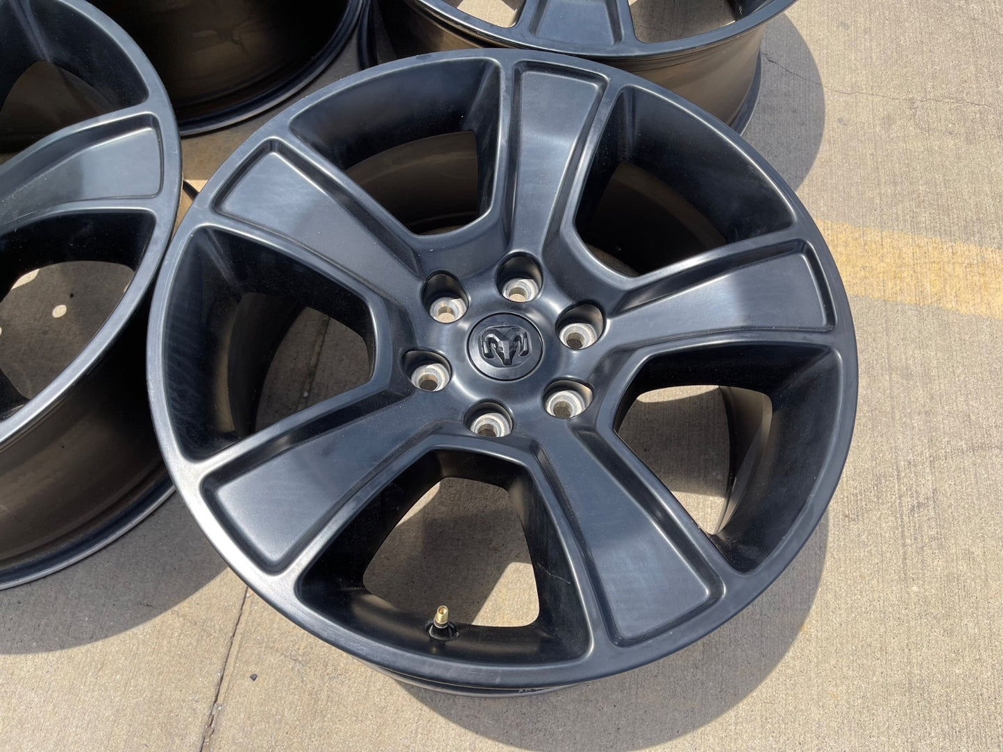 20" Dodge Ram 1500 OEM LIMITED Black 2676 2723 wheels rims 2023 2024 2025 SET