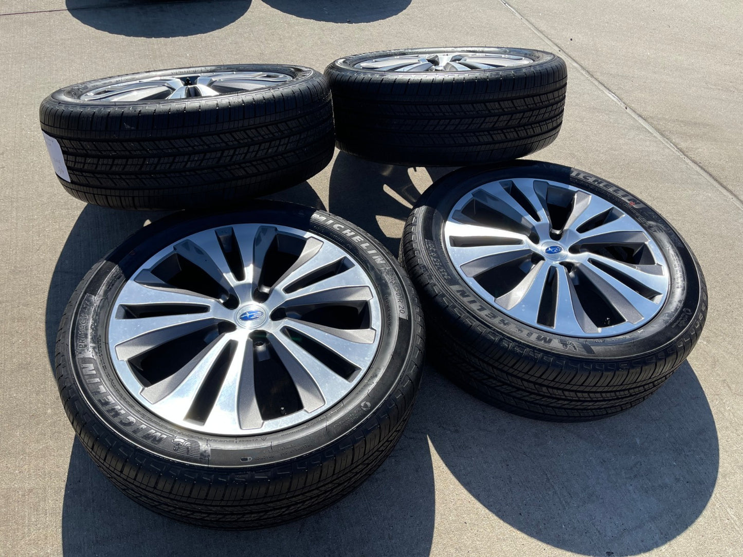 20" Subaru Ascent Outback Legacy Forester OEM 68872 wheels rims NEW MICHELIN