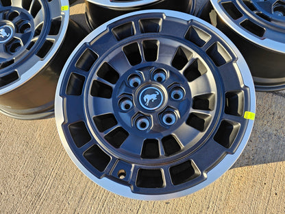 (5) 17" Ford Bronco wheels rims OEM 22025 Ranger 2023 2024 2025 2026 NEW