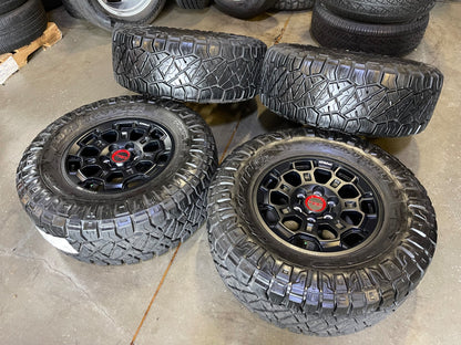 18" Toyota Tundra TRD BBS FORGED OEM black 95458 wheels rims Sequoia NITRO 35"