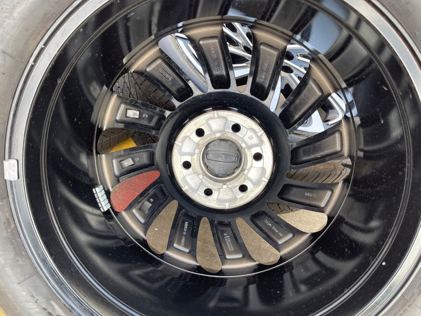 22" Lincoln Navigator OEM 10666 rims wheels BLACK LABEL 2025 2026 BRIDGESTONE