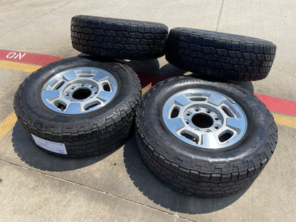 17" GMC Sierra Chevy Silverado 2500 3500 OEM 5500 wheels rims COOPER A/T3 SET