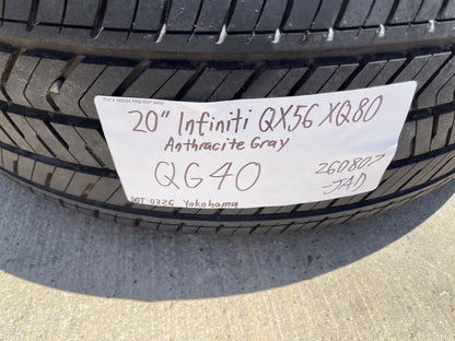 20" Infiniti QX56 QX80 OEM 73769 wheels rims Nissan Titan Armada 2026 2027 NEW