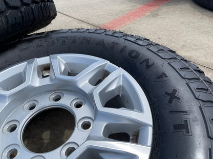17" Chevy Silverado GMC Sierra 2500 OEM 5948 wheels rims FIRESTONE X/T 33"