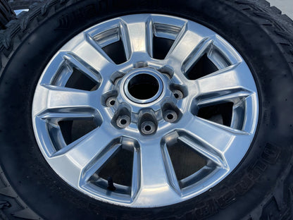 20" Ford F-250 Limited Lariat OEM 10102 rims wheels tires 37"