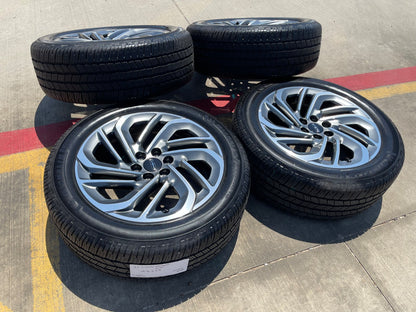 22" Lincoln Navigator OEM 94225 rims wheels BLACK LABEL 2026 2027 SET MICHELIN
