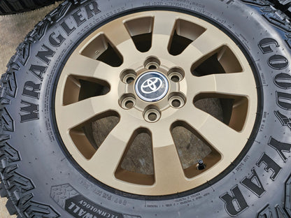18" Toyota Land Cruiser OEM TRD wheels rims 95952 SET Tundra Sequoia BRONZE NEW