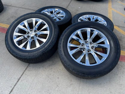 20" Ford F-150 Expedition chrome rims wheels 10003 OEM tires CLEAN