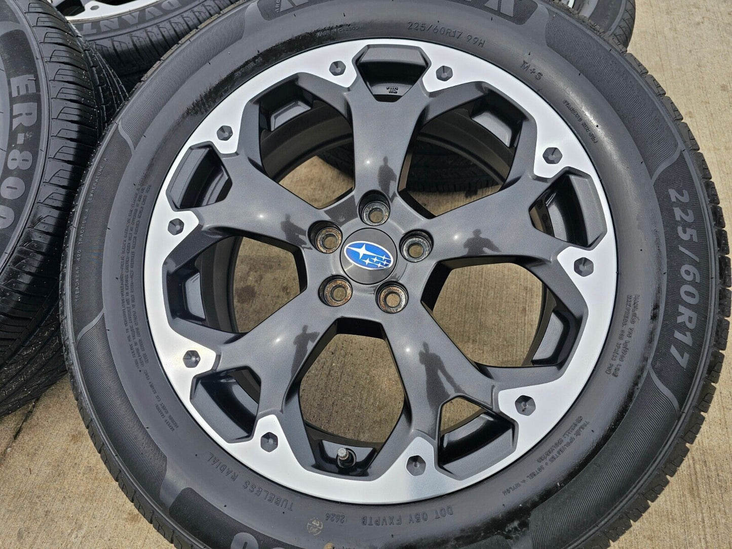 17" Subaru XV Crosstrek OEM wheels rims tires 2022 2023 2024 2025