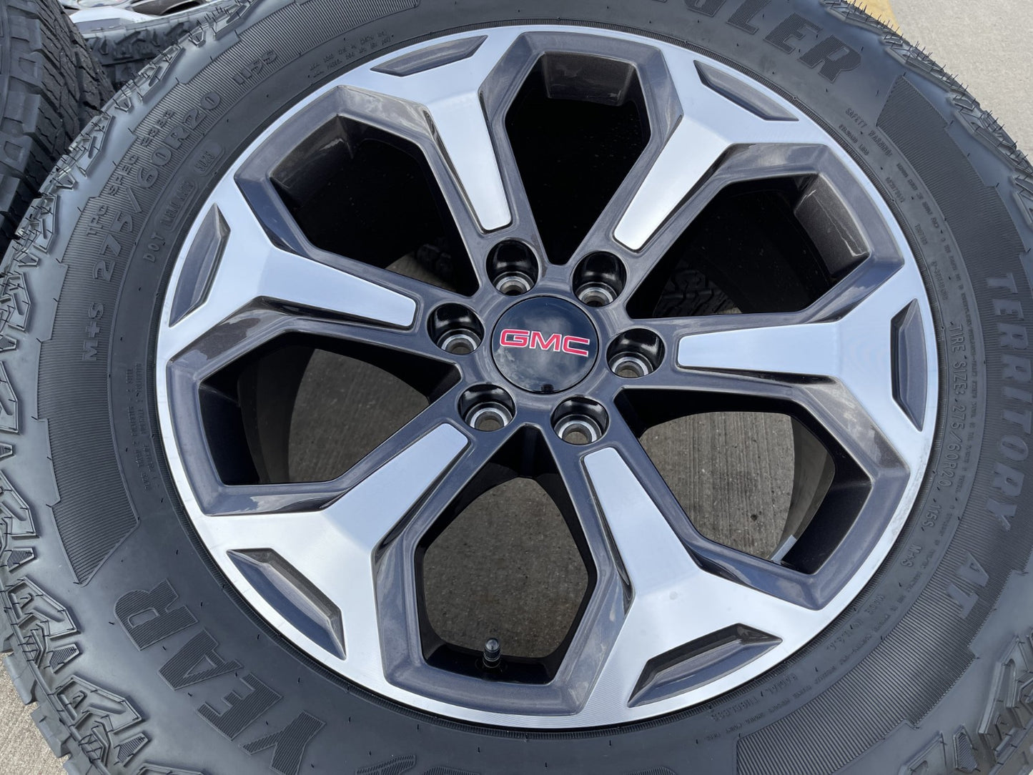 20" GMC Sierra Canyon Chevy Silverado OEM wheels rims 2024 2025 2026 2027 NEW