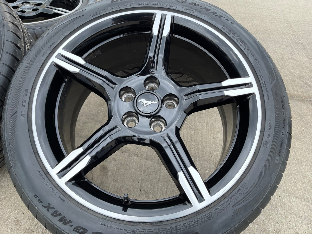 19" Ford Mustang GT OEM 10220 wheels rims 2021 2022 2023 2024 2025 2026 SET