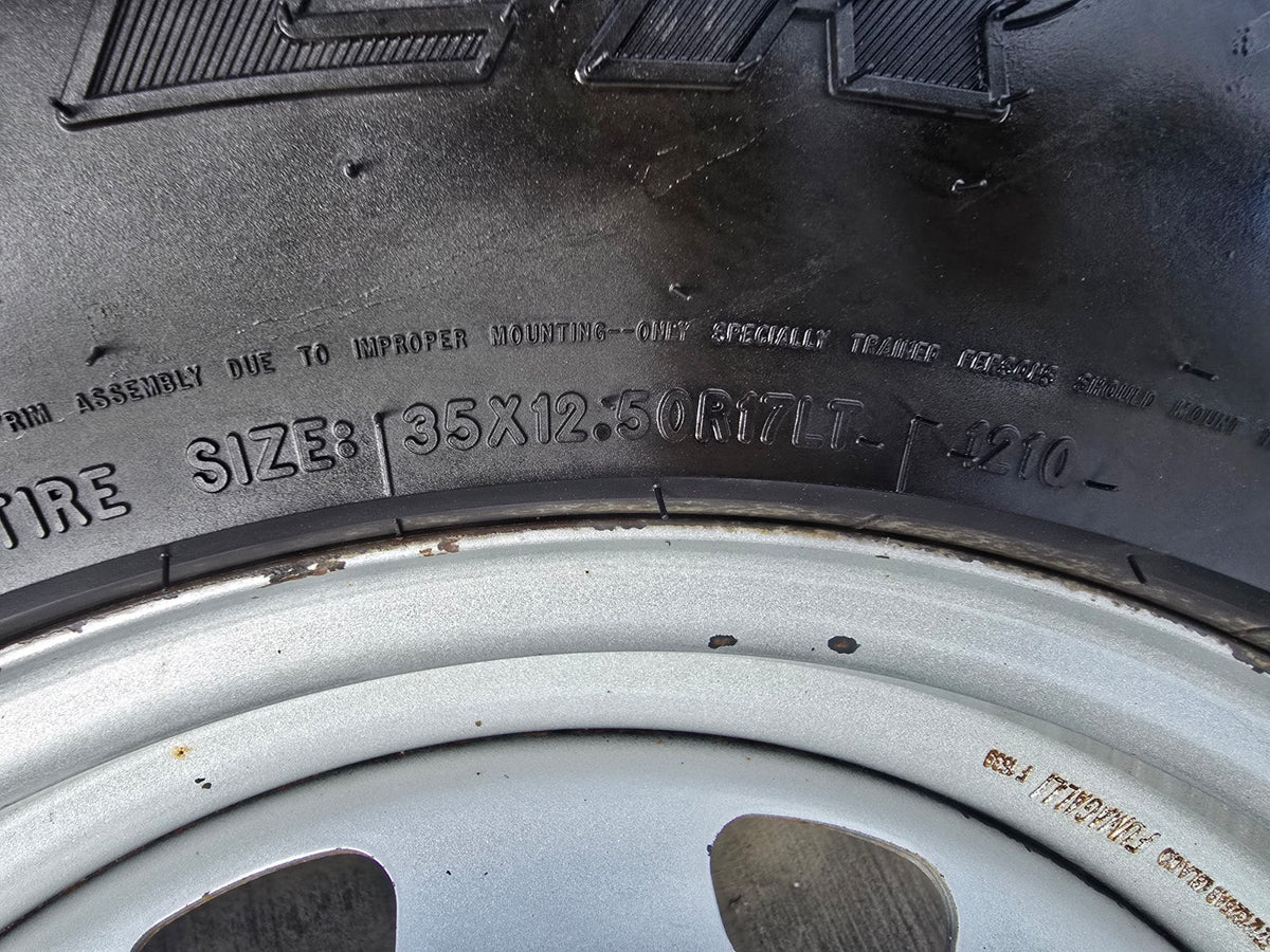 17" Dodge Ram 2500 3500 STEEL OEM 2312 2185 wheels rims GOODYEAR A/T 35"