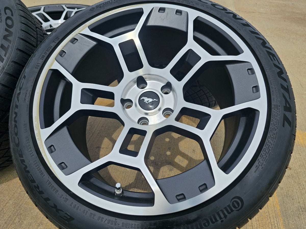 19" Ford Mustang GT500 OEM Replica wheels rims SET CONTINENTAL