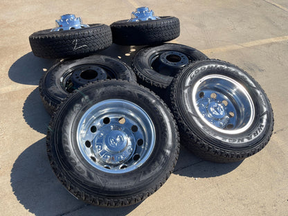 17" Dodge Ram 3500 Dually OEM 2701 2702 Laramie 8x200 wheels rims GOODYEAR
